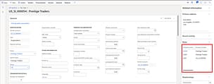 Mapping vendor/ customer accounts
