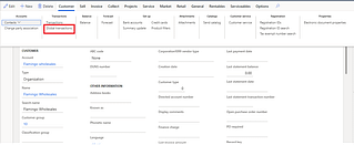 Customer Settlement Inquiry