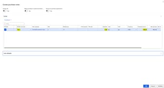purchased order
